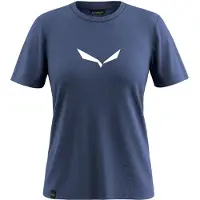 Salewa Women's Solid Dri-Release S/S Tee T-shirt Donna (32, blu)