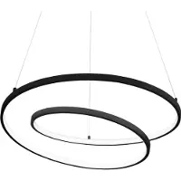 Ideal Lux Oz lampada a sospensione a LED Ø 80 cm nero