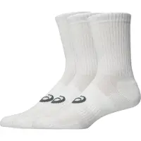 Asics unisex. 3033C298 Pack 3 Calzini Crew bianco (L), Homewear, Sportivo, Cotone