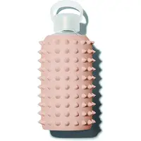 Bkr Teddy Spiked Bottiglia d'acqua vetro Rosa 500 ml — Bottiglia d'acqua in vetro