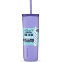 LifeStraw Go Steel Tumbler Bicchiere isolante (500 ml, lilla)