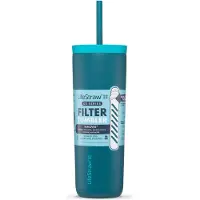 LifeStraw Go Steel Tumbler Bicchiere isolante (500 ml, turchese)