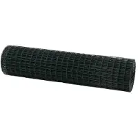 vidaXL Recinzione in ferro rivestito in PVC, verde, 1 x 10 metri