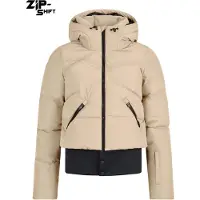 Protest Women's PRTPreppy Snowjacket With Zip-Shift Giacca da sci Donna (XXL, beige)