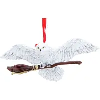 Harry Potter Decorazione Natalizia Hedwig In Flight