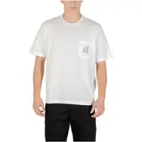 Armani Exchange per uomo. XM000366AF12308U0009 Maglietta bianca a maniche corte (S), Bianco, Casual, Cotone, Manica corta