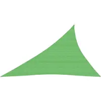 The Living Store Tenda da sole Living Store, 160 g/m², verde chiaro, dimensioni 3x4x5 metri, realizzata in HDPE