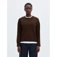 Selected Pullover A Maglia Donne Marrone M