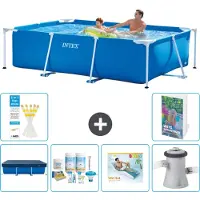 Intex Piscina fuori terra rettangolare - 260x160x65 cm - composta da 5 elementi - modello S172