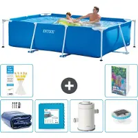 Intex Piscina fuori terra rettangolare - 260x160x65 cm - composta da 5 elementi - modello S152