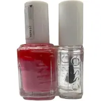essie Set Smalto Vegano Lucido 20 Lovie Dovie 13,5 ml + Rinforzante Good To Go Top Coat 5 ml — Smalto