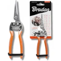 Bradas KT-V1020 Forbici da giardino a bypass V-SERIES, lama diritta in acciaio inossidabile