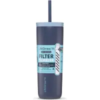 LifeStraw Go Steel Tumbler Bicchiere isolante (500 ml, blu)