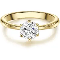 Trilani Anello oro / trasparente