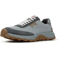 Camper per uomo. K100864-054 Sneakers Drift Trail blu e grigio (45), Basso, Stringhe, Casual, Poliestere riciclato