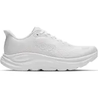 Hoka One One per donna. 1176573 Scarpe Clifton 11 bianco (40), Basso, 1 a 3 cm, Stringhe, Casual, Sportivo, Multisport, Mesh