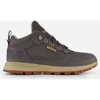 Timberland per uomo. TB0A6DKNA9O1 Sneakers Field Trekker in pelle grigia (42 W), Basso, Stringhe, Grigio, Outdoor, All'aperto