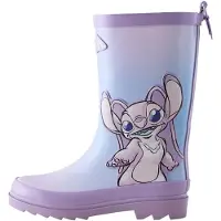 Next Stivale di gomma 'Lilo and Stitch' blu chiaro / lavanda / lilla chiaro / nero