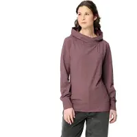 Vaude Women's Tuenno Pullover Felpa con cappuccio Donna (40, lilla/marrone)
