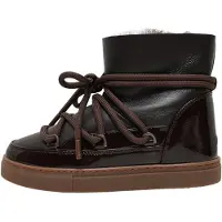 INUIKII per donna. 1001.003.0132 Stivali in Pelle Gloss marrone (39), Basso, Stringhe, Casual