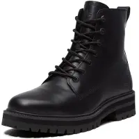 Timberland per uomo. TB0A41CGW021 Stivali Britton Drive in pelle nera (43.5), Nero, Basso, Stringhe, Casual