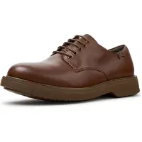 Camper per uomo. K100998-009 Scarpe di pelle con lacci Norman marrone (40), Basso, Stringhe, Casual