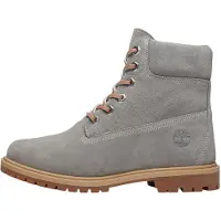 Timberland per donna. TB0A5M5NEJR1 Stivaletti in pelle Premium grigio (40 W), Basso, Crosta, Stringhe, Casual