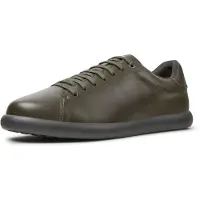 Camper per uomo. K101003-014 Scarpe in pelle Pelotas Soller verde scuro (41), Basso, Stringhe, Casual