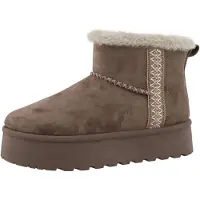 Tom Tailor Boots marrone / grigio chiaro / bianco