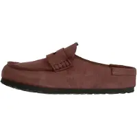 Birkenstock per donna. 1032804 Mocassini in Pelle Naples Wrapped (Vestibilità Stretta) rosa (41), Basso, Camoscio, Nessuno, Casual