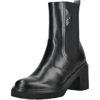 Nero Giardini stivaletto chelsea donna in pelle nera con tacco alto e suola cararmato | Taglia 40