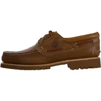 Timberland per uomo. TB0A2PDQAMX1 Scarpe da barca in pelle Authentic marrone (42 W), Basso, Stringhe, Casual, Classico
