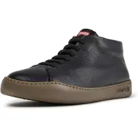 Camper per uomo. K300305-027 Sneaker in pelle Peu Touring verde nero (44), Basso, Stringhe, Casual