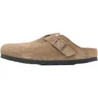 Birkenstock Zoccoli Stretti Boston Shearling Suede Leather
