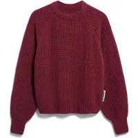 Armedangels Women's Kaagi Maglione Donna (S, rosso)