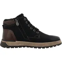 Tom Tailor Boots stringati cioccolato / nero