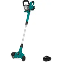 Vonroc Spazzola rimuovi erbacce a batteria 20V - asta telescopica | batteria 4.0Ah e caricabatterie rapido inclusi