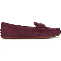 Lauren-ftw per donna. 802821629037 Mocassini Barnsbury in camoscio bordeaux (38), Pelle, Basso, Nessuno, Casual, Granata