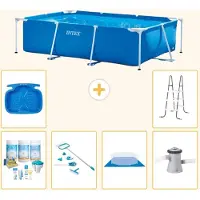 Intex Piscina fuori terra rettangolare - 260x160x65 cm - 7 pezzi - Modello S20832