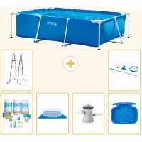 Intex Piscina fuori terra rettangolare - 260x160x65 cm - 7 pezzi - Modello S20831