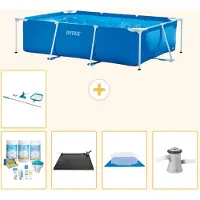Intex Piscina fuori terra rettangolare - 260x160x65 cm - composta da 6 elementi - modello S20823