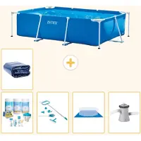 Intex Piscina fuori terra rettangolare - 260x160x65 cm - composta da 6 elementi - modello S20036