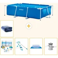 Intex Piscina fuori terra rettangolare - 260x160x65 cm - composta da 6 elementi - modello S20036