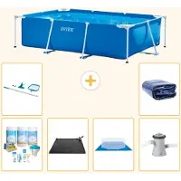 Intex Piscina fuori terra rettangolare - 260x160x65 cm - 7 pezzi - Modello S20031