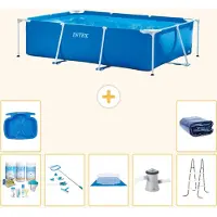 Intex Piscina fuori terra rettangolare - 260x160x65 cm - 8 pezzi - Modello S20040
