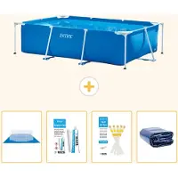 Intex Piscina fuori terra rettangolare - 260x160x65 cm - 5 pezzi - Modello S22345