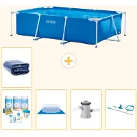 Intex Piscina fuori terra rettangolare - 260x160x65 cm - 6 pezzi - Modello S20035