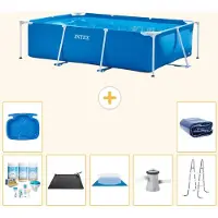 Intex Piscina fuori terra rettangolare - 260x160x65 cm - 8 pezzi - Modello S20038