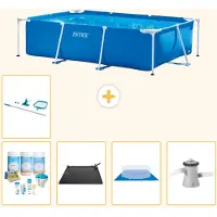 Intex Piscina fuori terra rettangolare - 260x160x65 cm - composta da 6 elementi - modello S20823