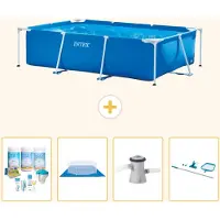 Intex Piscina fuori terra rettangolare - 260x160x65 cm - 5 pezzi - Modello S20827